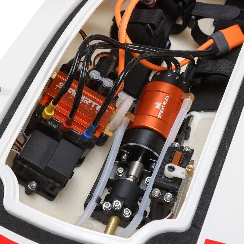 PROBOAT Impulse 32-inch BL. Wht/Red: RTR - 11