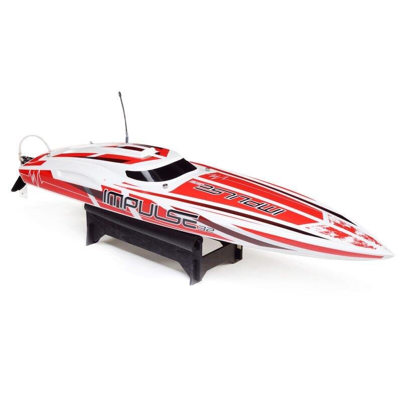 PROBOAT Impulse 32-inch BL. Wht/Red: RTR - 19