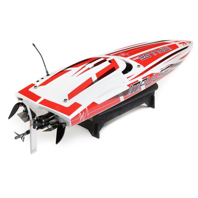 PROBOAT Impulse 32-inch BL. Wht/Red: RTR - 20