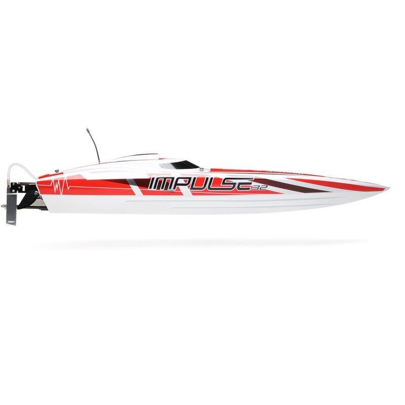 PROBOAT Impulse 32-inch BL. Wht/Red: RTR - 8