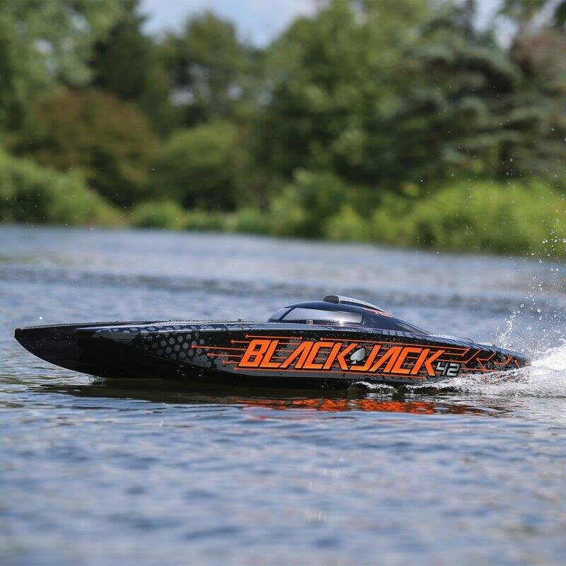 PROBOAT Blackjack 42tum Brushless 8S Cat.BLK/ORG:RTR - 2