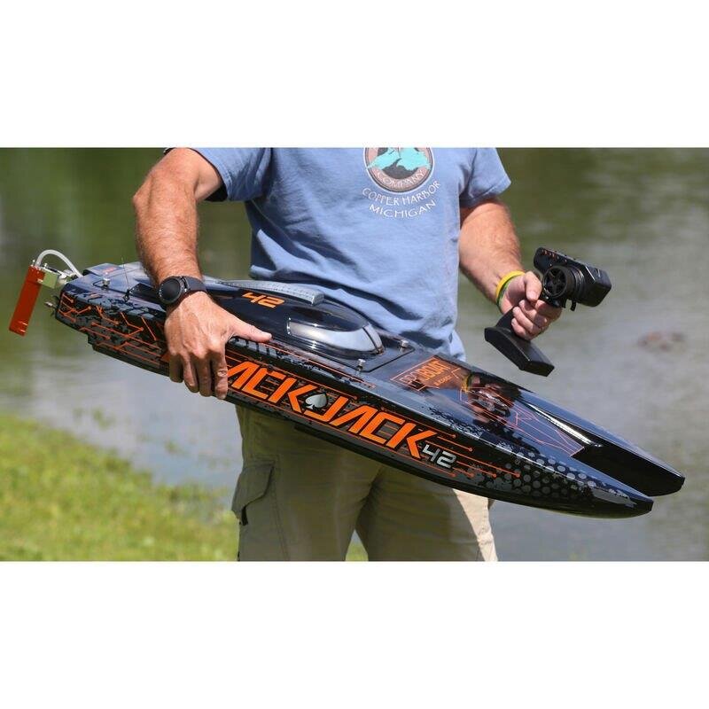 PROBOAT Blackjack 42tum Brushless 8S Cat.BLK/ORG:RTR - 24