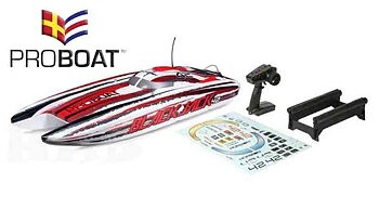 PROBOAT Blackjack 42tum Brushless 8S Cat.WHT/RED:RTR