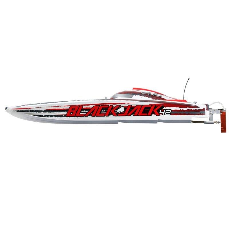 PROBOAT Blackjack 42tum Brushless 8S Cat.WHT/RED:RTR - 25