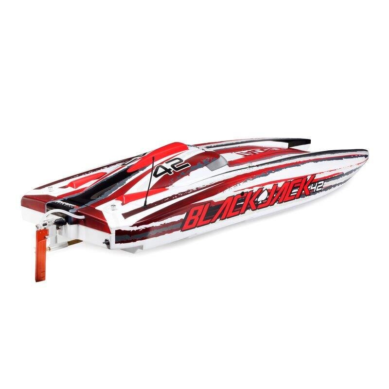 PROBOAT Blackjack 42tum Brushless 8S Cat.WHT/RED:RTR - 23