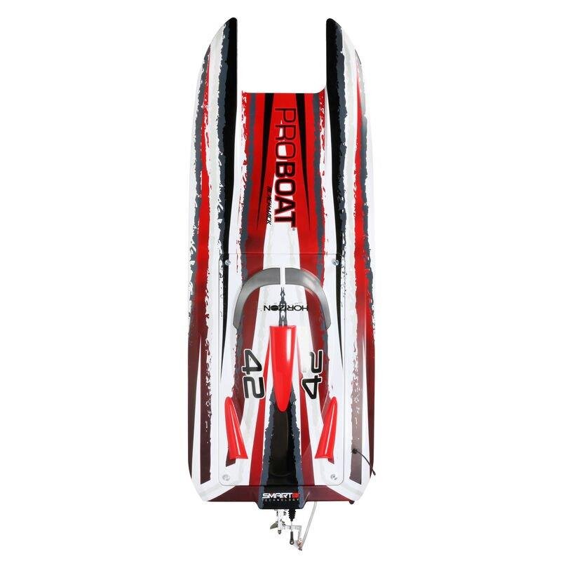 PROBOAT Blackjack 42tum Brushless 8S Cat.WHT/RED:RTR - 4