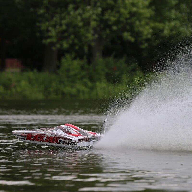 PROBOAT Blackjack 42tum Brushless 8S Cat.WHT/RED:RTR - 21