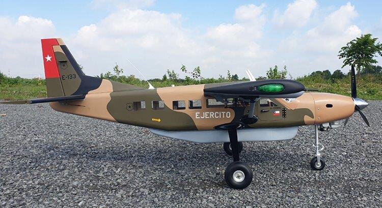 Seagull Cessna 208 Grand Caravan EX 30-40cc 2159mm Militär - 2