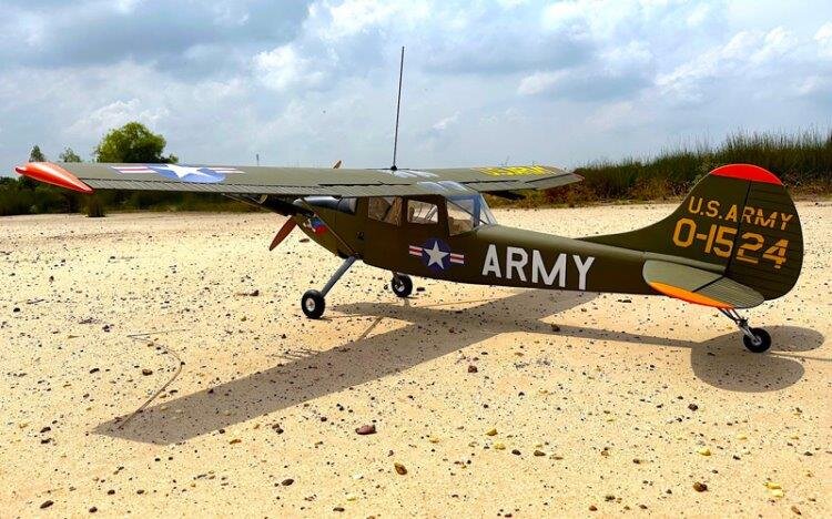 Seagull Cessna L-19A Bird Dog 2502mm 35-40cc - 2