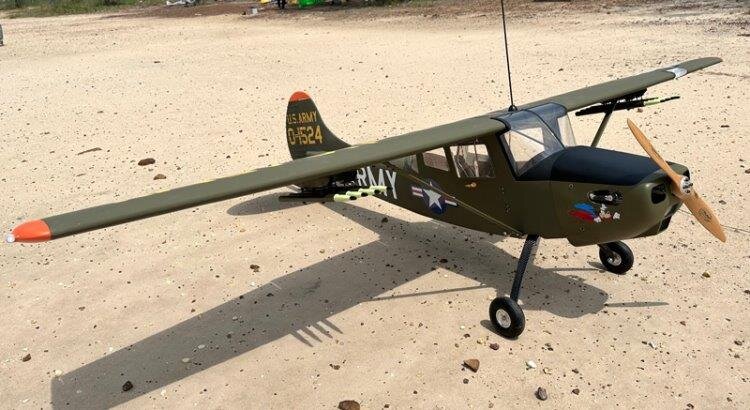 Seagull Cessna L-19A Bird Dog 2502mm 35-40cc - 3