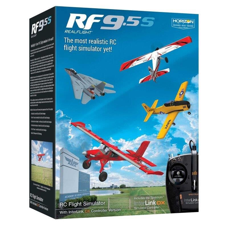 RealFlight Evolution RC Flight Simulator with InterLink DX Controller - 2