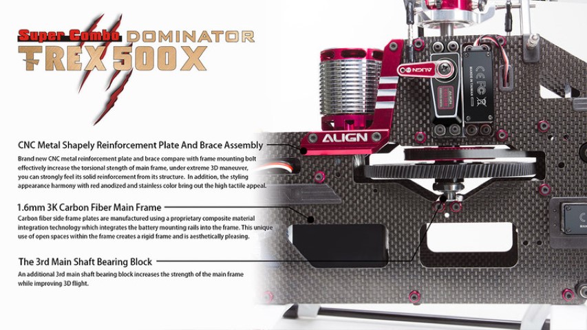 ALIGN 500X Dominator Super Combo (DS530/DS535) MB+ - 10