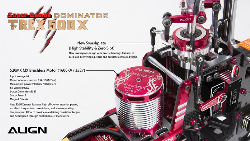 ALIGN 500X Dominator Super Combo (DS530/DS535) MB+ - 9