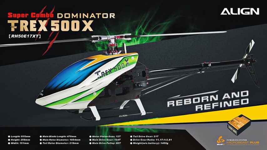 ALIGN 500X Dominator Super Combo (DS530/DS535) MB+