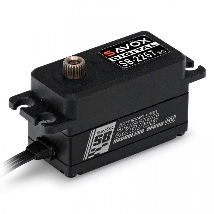 SAVÖX SB-2267SG Digital Servo 23Kg 0.08s HV Alu Brushless Lågt Ståldrev*