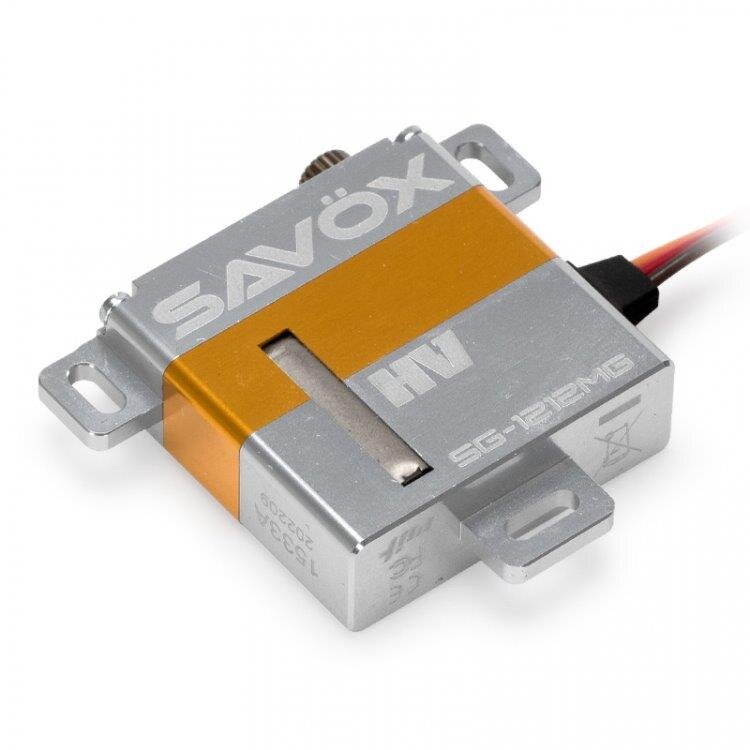 SAVÖX SG-1212MG 8Kg 0.12s Digital HV Alu Coreless Metalldrev