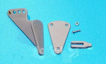 Roderhorn plast med kula och  link  2mm 4 st H 36mm