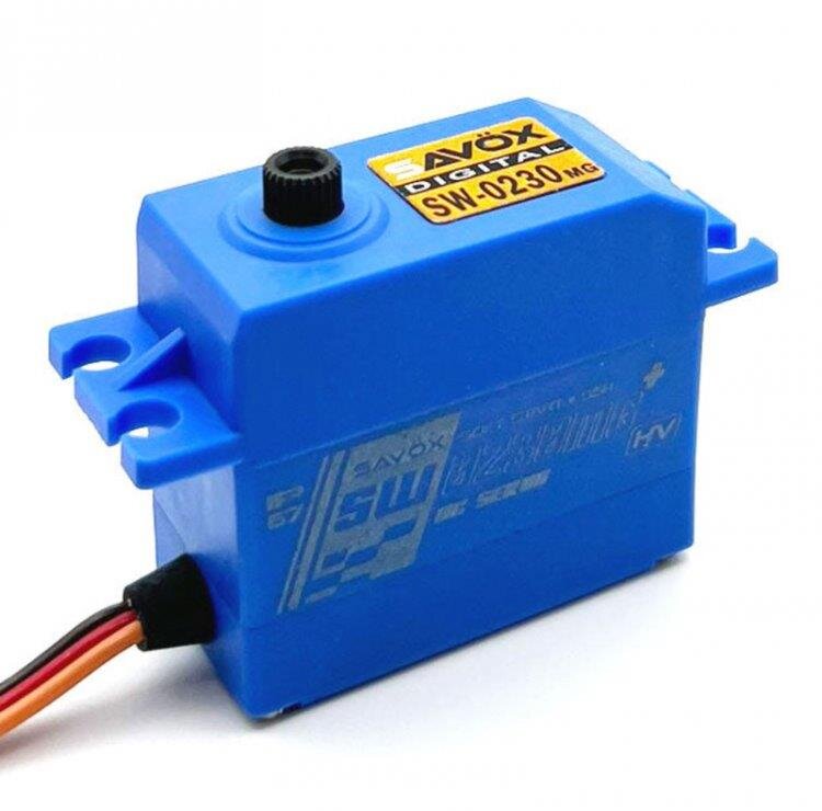 SAVÖX SW-0231MG Plus Servo Digital 25Kg 0,15s Metalldrev WP