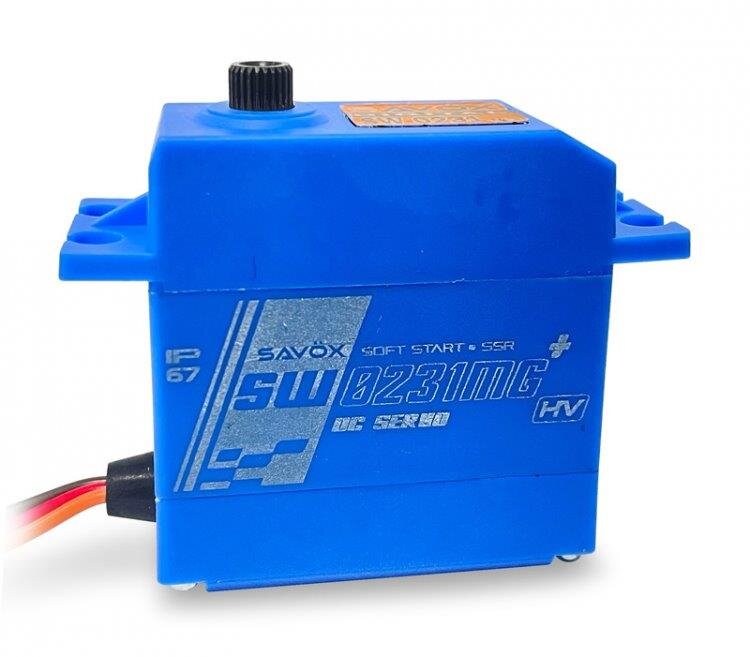 SAVÖX SW-0231MG Plus Servo Digital 25Kg 0,15s Metalldrev WP - 2