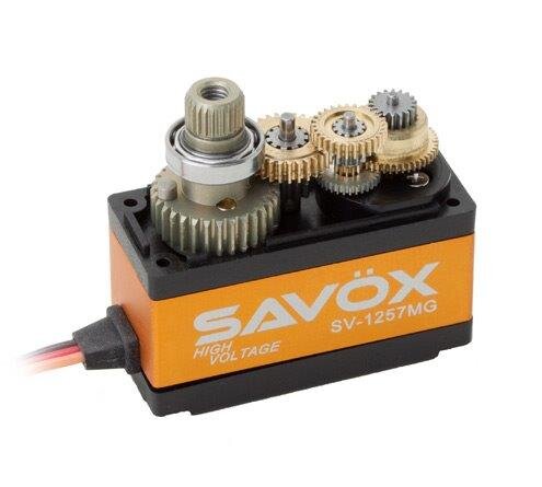SAVÖX SV-1257MG Digital Servo 4Kg 0,055s HV Alu Coreless Metalldrev Mini - 2