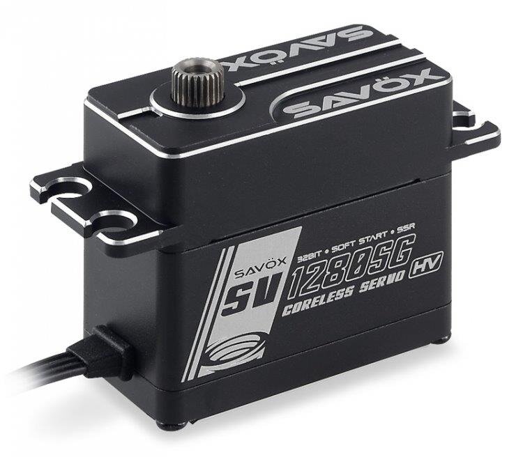 SAVÖX SV-1280SG Digital Servo 50Kg 0.14s HV Alu Coreless Ståldrev