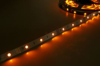 Lysdiod band  Gul 11mm bred 1m lång 30 dioder/m
