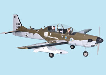 Seagull Super Tucano 91 med infällbara landställ SP:165cm