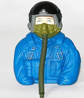 Pilot 1/8 skala Jet halv kropp
