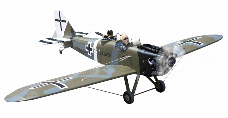 Seagull Junkers CL1 G-BUYU 10-15cc Gas ARF sp:175cm