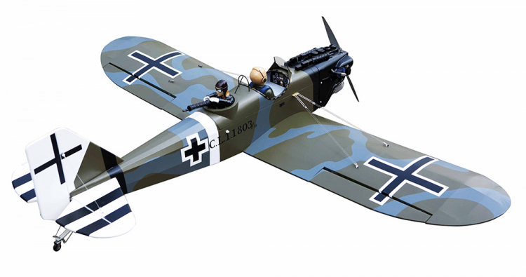 Seagull Junkers CL1 G-BUYU 10-15cc Gas ARF sp:175cm - 3