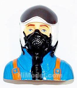 Pilot 1/6 skala Jet  axlar/ huvud