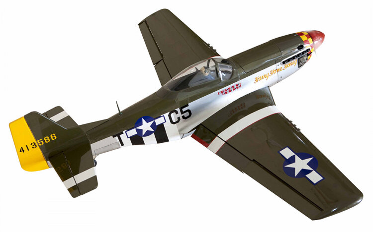 Seagull P51D Mustang 10cc Bensin 1.43m ARF - 2