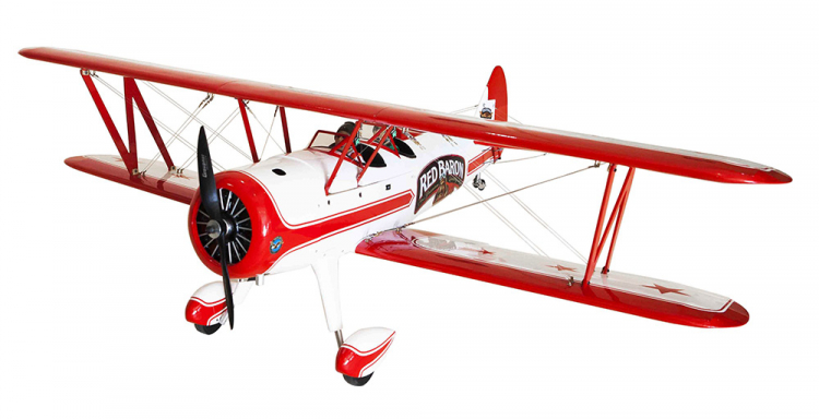Seagul Red Baron Pizza Squadron Stearman 20cc Gas ARF sp:182