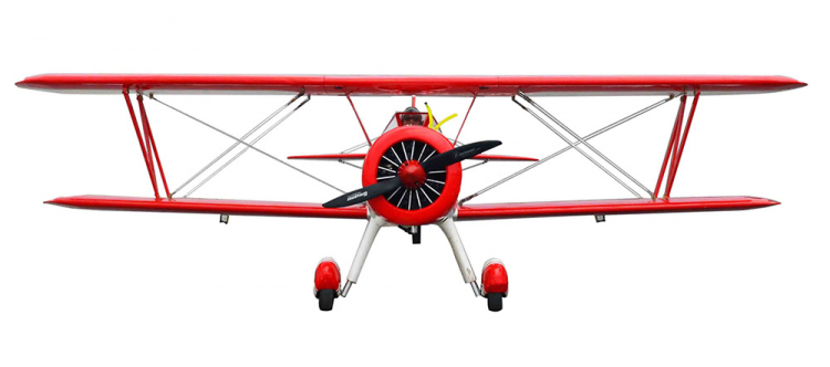 Seagul Red Baron Pizza Squadron Stearman 20cc Gas ARF sp:182 - 2