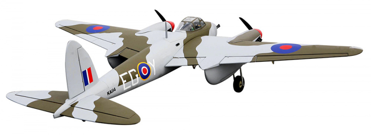 Seagull De Havilland Mosquito Twin 7.5-9cc ARF sp:203cm - 5