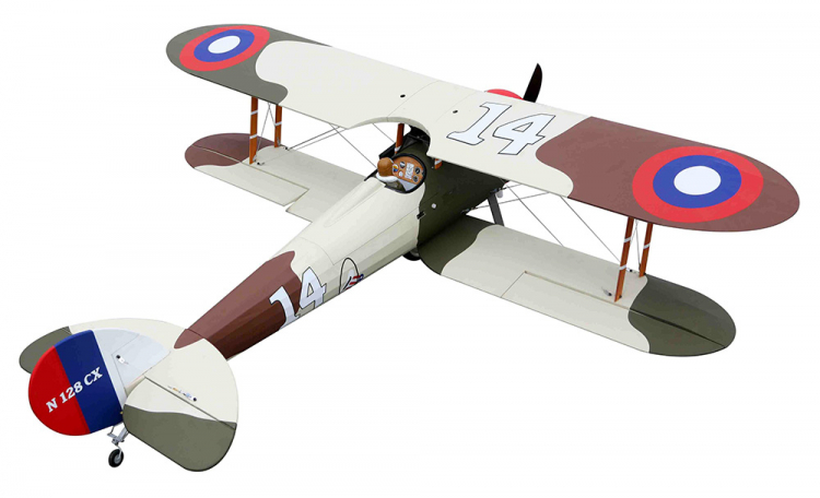 Seagul Nieuport 28 Replica Bipe 20-26cc Gas ARF sp:173cm - 3