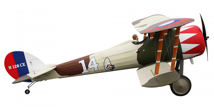 Seagul Nieuport 28 Replica Bipe 20-26cc Gas ARF sp:173cm - 4