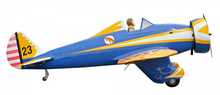 Seagull P-26A Peashooter 30cc Gas ARF sp:180cm - 3