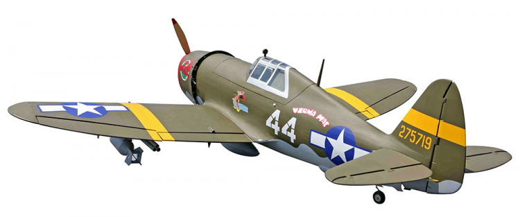 Seagull  P-47 Razorback Giant Scale 50-61cc Gas ARF sp:206cm - 6