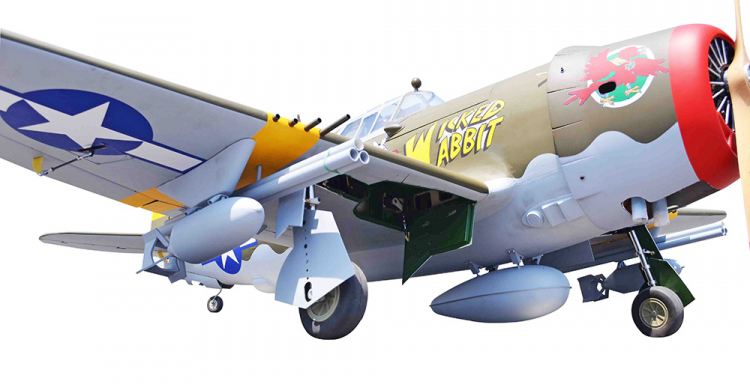 Seagull  P-47 Razorback Giant Scale 50-61cc Gas ARF sp:206cm - 8