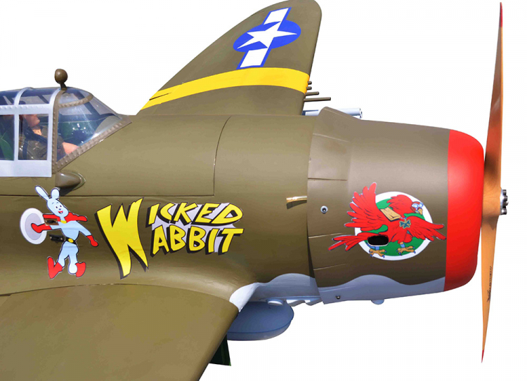 Seagull  P-47 Razorback Giant Scale 50-61cc Gas ARF sp:206cm - 9