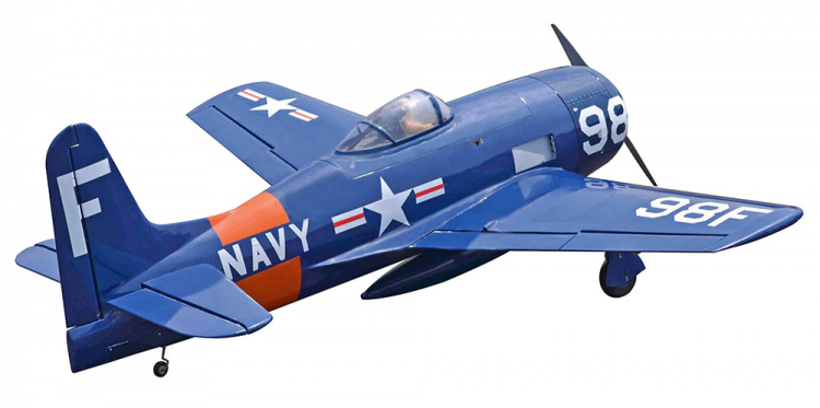 Seagull Grumman F8F Bearcat Navy 33-45cc Gas ARF sp:180cm - 4
