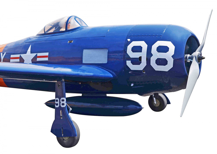 Seagull Grumman F8F Bearcat Navy 33-45cc Gas ARF sp:180cm - 6