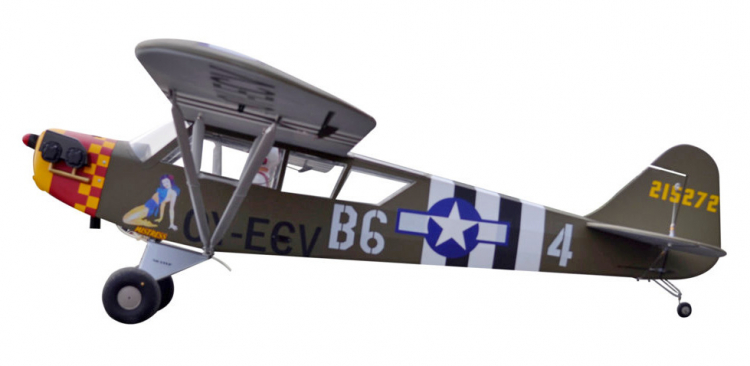 Seagull L-4 Grasshopper 2.29m 20cc Gas ARF sp:228cm - 3