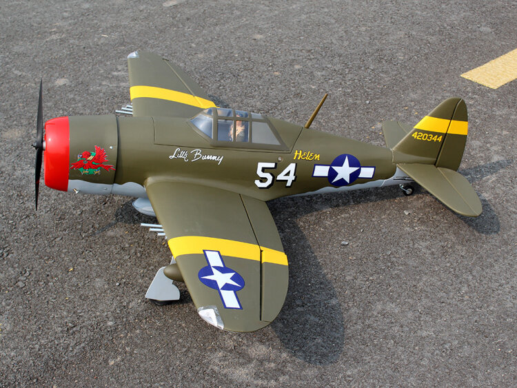 Seagull P-47D Little Bunny MKII 8-10cc Gas ARF SP:140cm* - 3