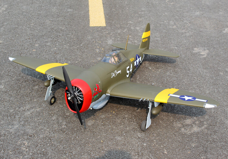 Seagull P-47D Little Bunny MKII 8-10cc Gas ARF SP:140cm* - 4