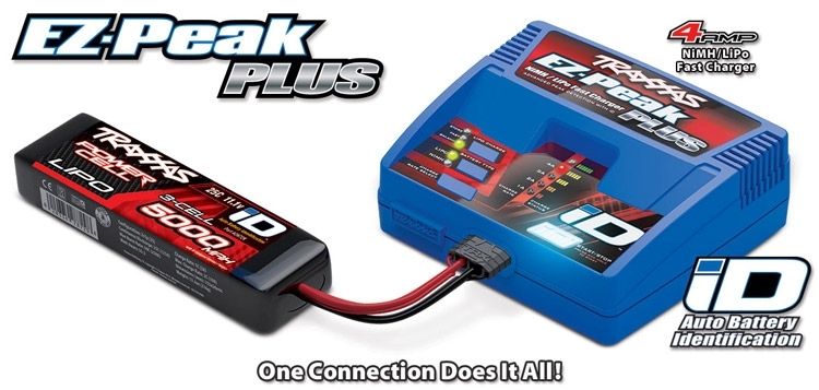 Traxxas EZ-Peak Plus 4A NiMH/LiPo Laddare Auto ID (Update) - 4
