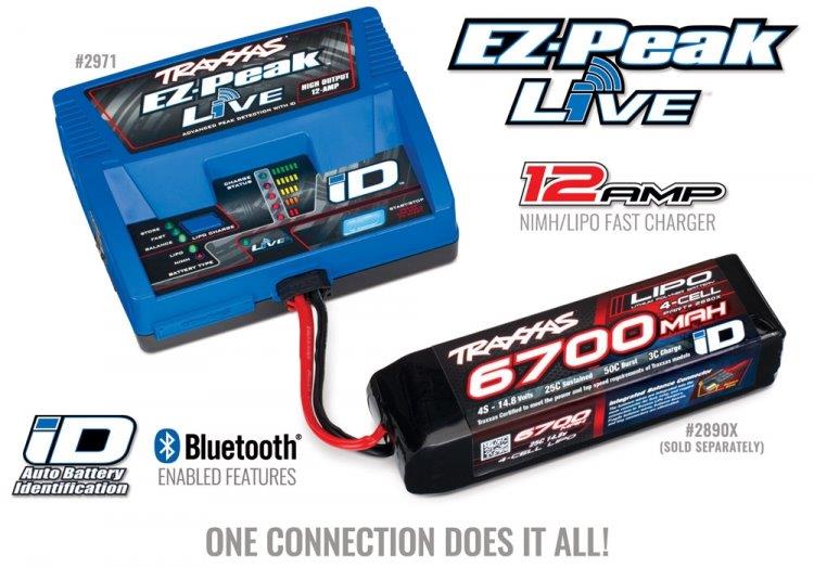 Traxxas EZ-Peak Live 12A NiMH/LiPo Laddare Auto ID - 2