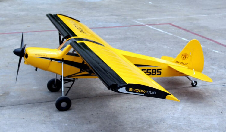 Seagul Shock Cub 35-55cc ARF 2.59m Silver/Svart - 4