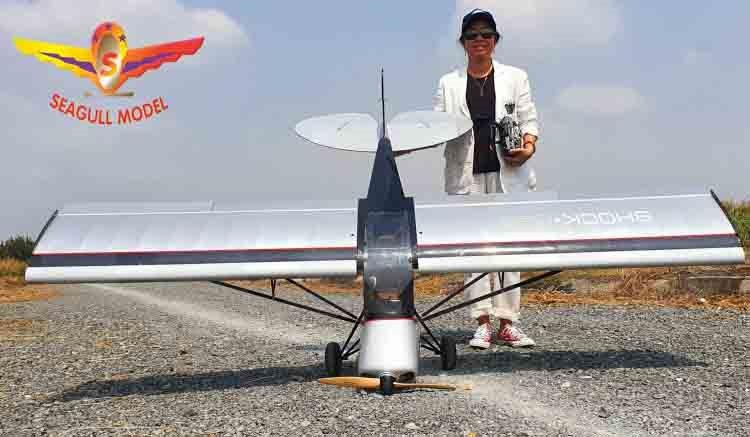 Seagul Shock Cub 35-55cc ARF 2.59m Silver/Svart